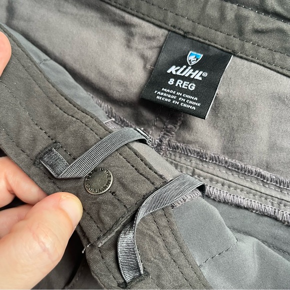NEW Kuhl Spire Roll Up Hiking Pants Gray UPF 50+ 8 - Picture 10 of 14